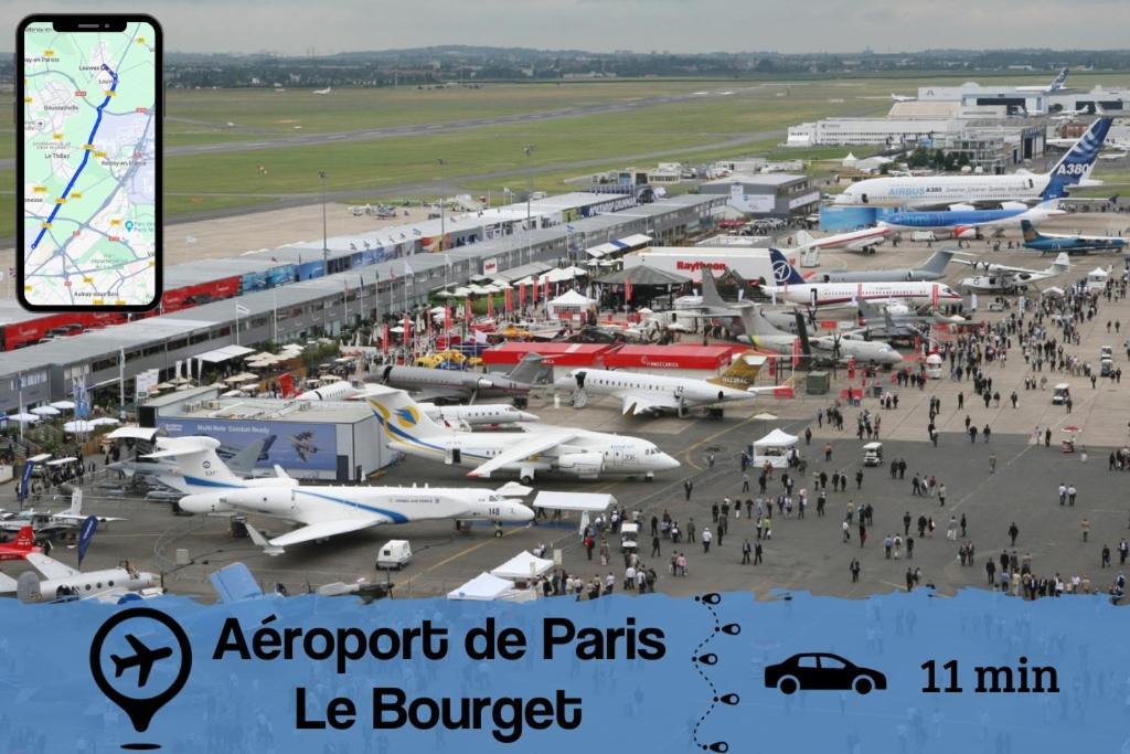 Smart House Airport Cdg, Asterix Lejlighed Louvres Eksteriør billede